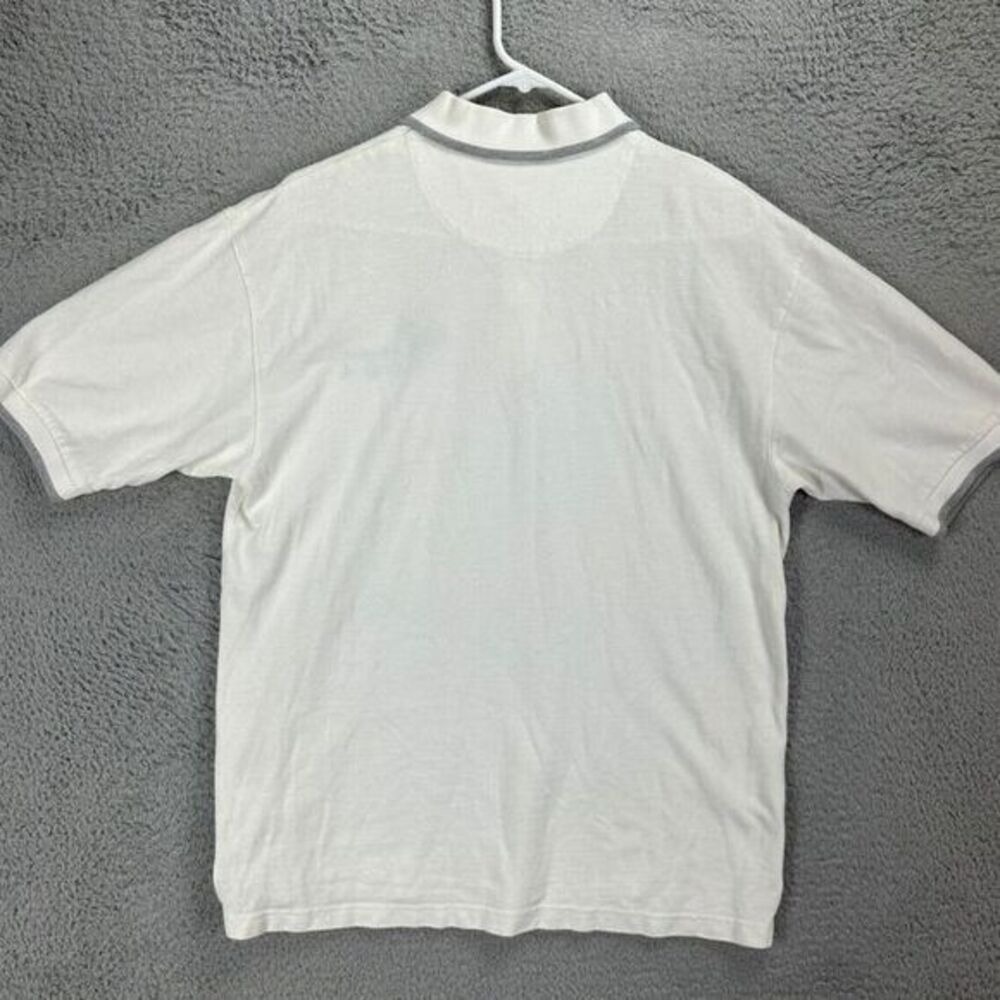 Walt Disney World Polo Shirt Adult Large White Short Sleeve Casual Rugby Mens - Picture 2 of 8